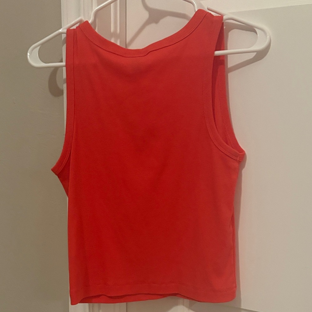 Women's Red Tank Top - Picture 2 of 3